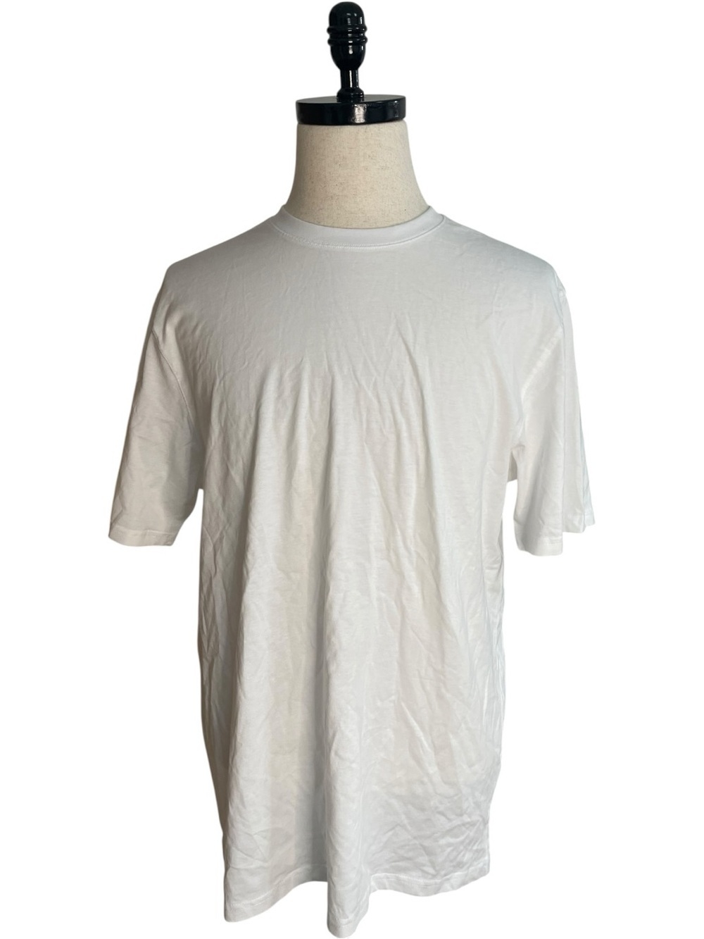 Zara Man Basic Slim Fit T-Shirt White